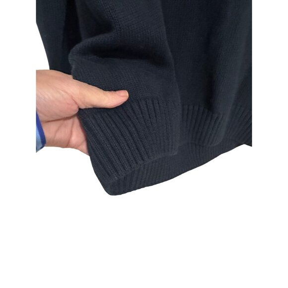 NWT Chaps Men  Iconic American Flag Sweater Navy Knit Sweater Preppy Academic XL - Picture 11 of 14